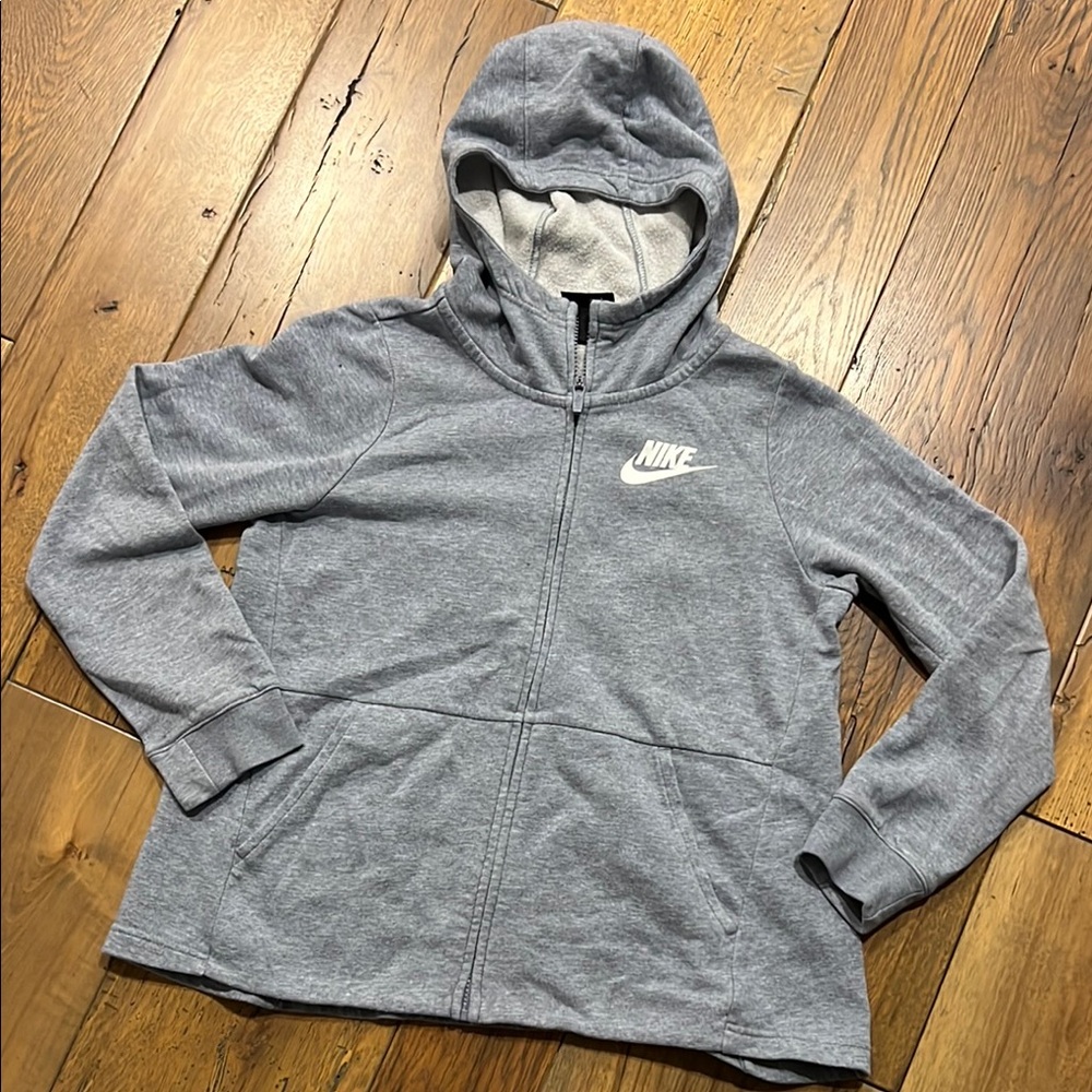 Nike Kids Gray Hoodie Jacket